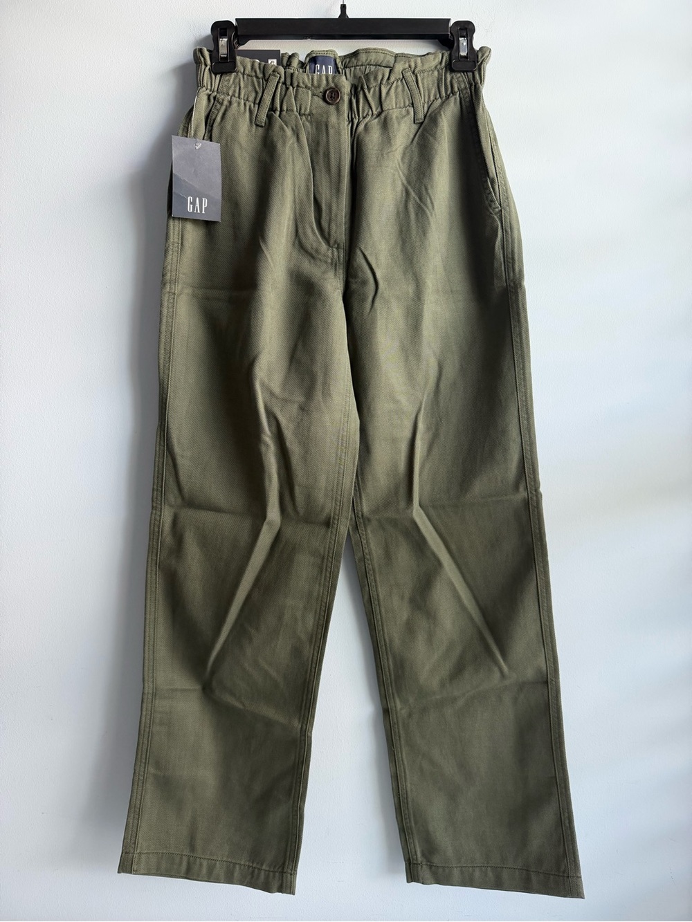Gap Women's Green Easy Twill Pull On Pants Size XS